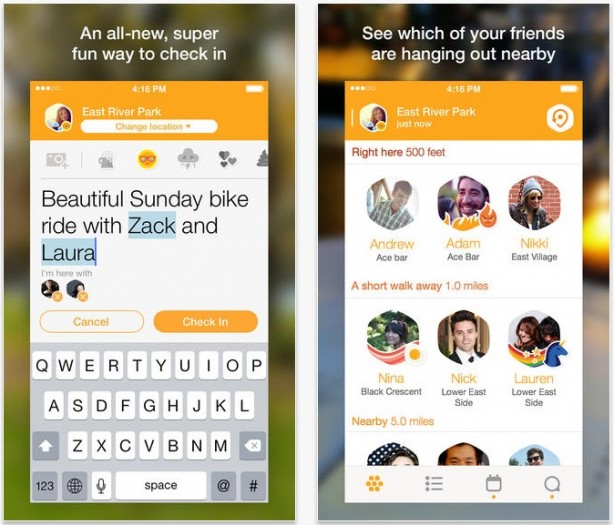 Foursquare lancia Swarm, una nuova app per i check-in