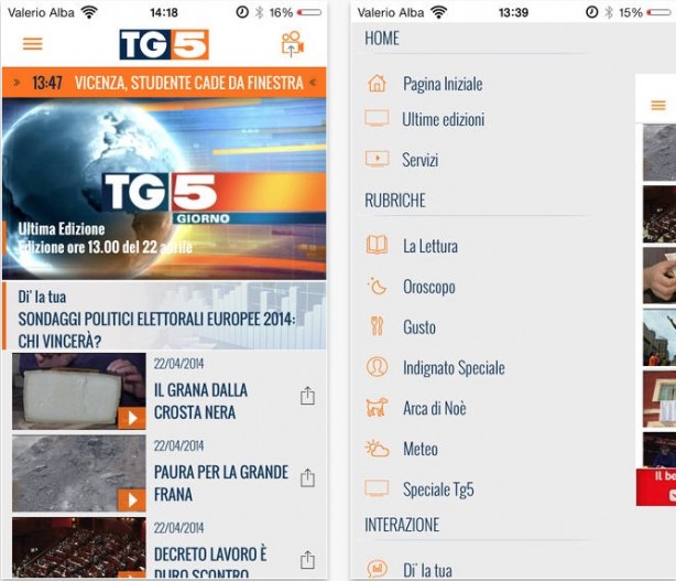 L’app ufficiale del TG5 arriva su App Store