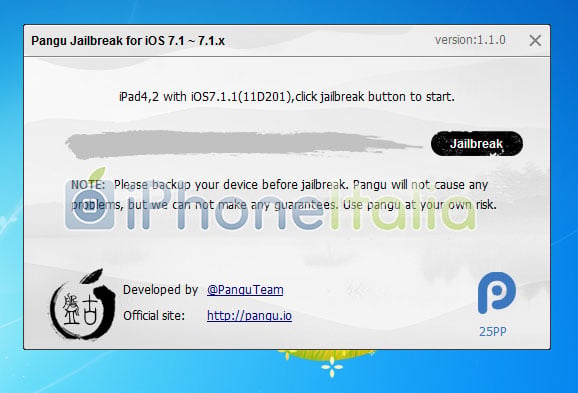 Come eseguire il jailbreak di iOS 7.1/7.1.1 su iPhone con Pangu – GUIDA WINDOWS | VIDEO