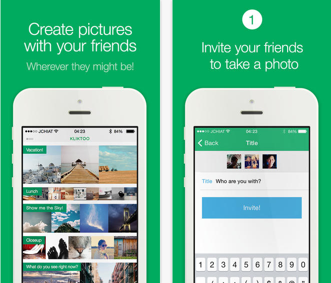 KlikToo: l’app del photo-sharing in tempo reale