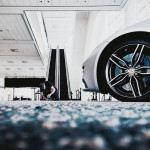 Una Ferrari parcheggiata nel Moscone Center: novità per CarPlay?