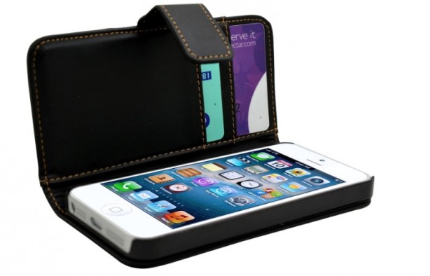 Custodia a portafoglio per iPhone 5/5s in offerta a 9,35€