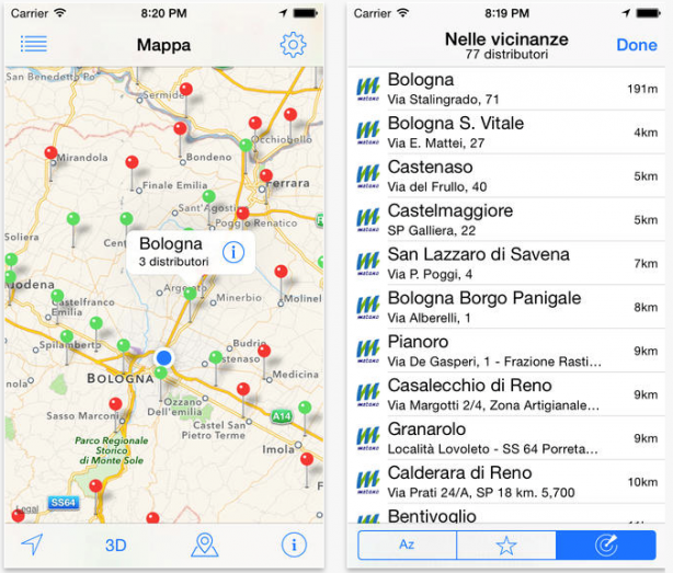OpenMetano: l’app che consente di individuare i distributori più vicini e non solo