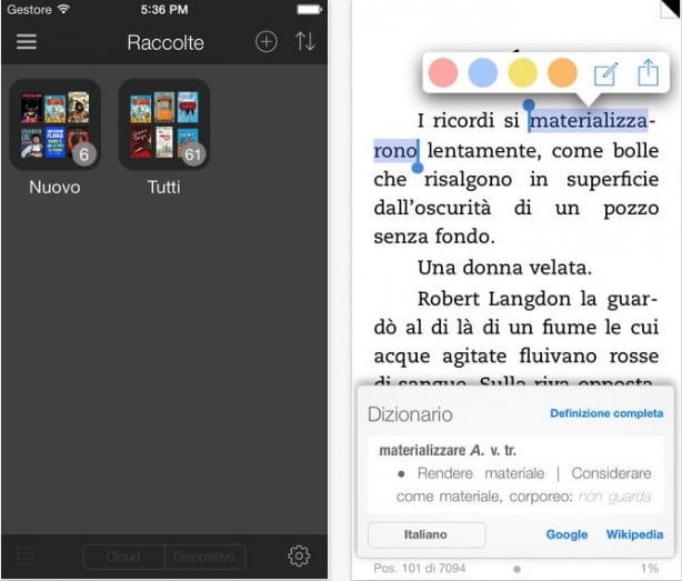 Amazon aggiorna l’applicazione Kindle