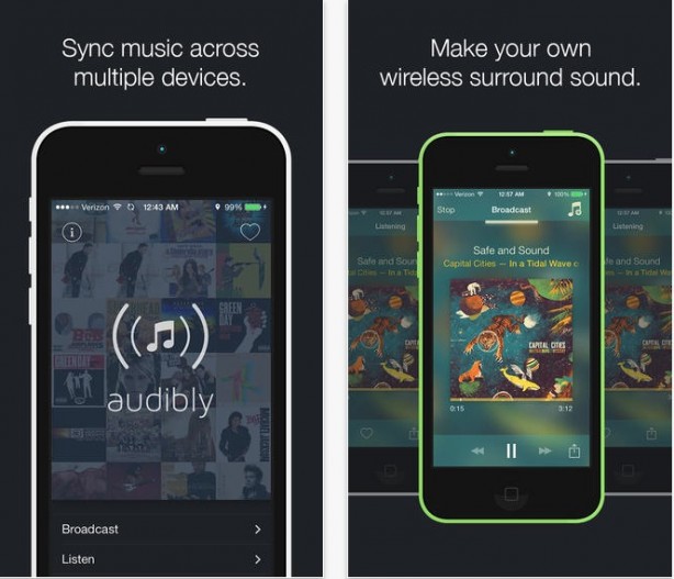 Con Audibly puoi condividere la tua musica sugli iPhone nelle vicinanze