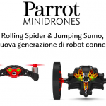 Parrot presenta i suoi nuovi minidroni: Jumping Sumo e Rolling Spider