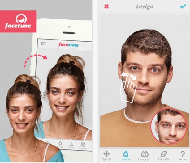 Tante novità per Facetune, una delle migliori app per modificare il viso delle persone