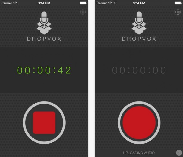 Con DropVox memorizzi le note vocali automaticamente sul tuo account Dropbox