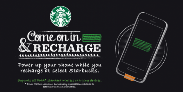 Da Starbucks potrai ricaricare l’iPhone… senza fili