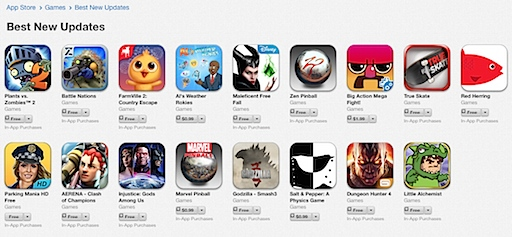 Apple introduce la categoria “Best New Updates” per i giochi su App Store