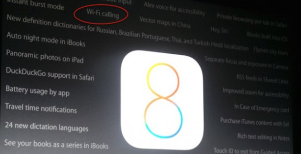 Perché la “Chiamata Wi-Fi” potrebbe essere una delle funzioni più interessanti di iOS 8