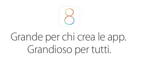 iOS 8: disponibile la pagina in italiano