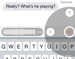 iOS 8: arriva la registrazione vocale nell’app Messaggi