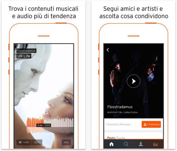 SoundCloud per iPhone si aggiorna con una nuova grafica