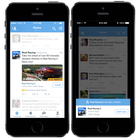 L’advertising delle app di Twitter esce dalla fase beta