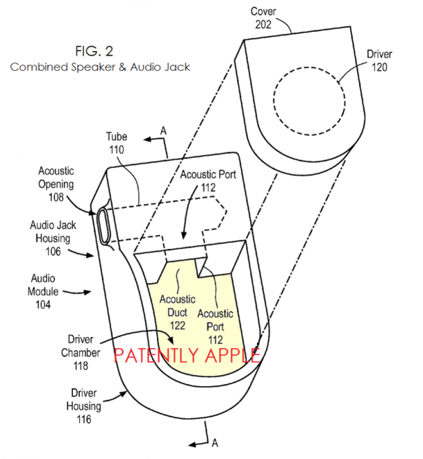 Apple brevetta l’ingresso cuffie che fa anche da speaker