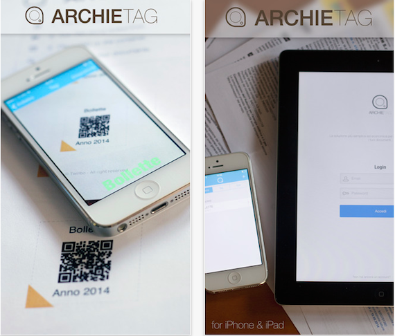 ArchieTag, scanner per documenti e archivio nella stessa applicazione