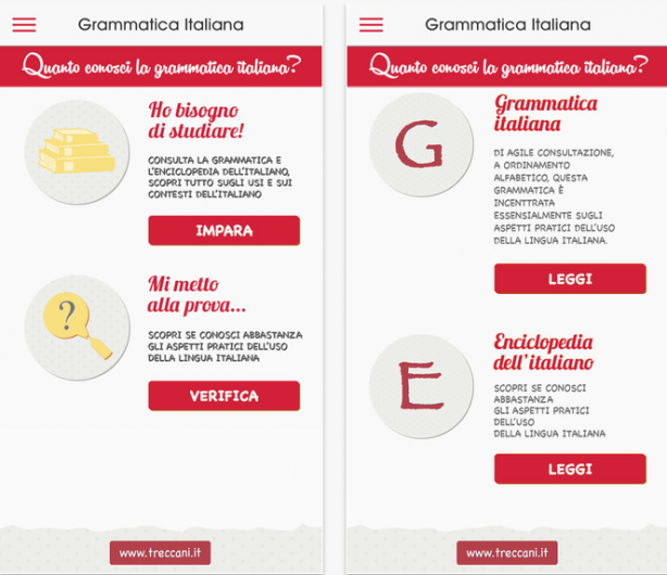 La Grammatica Italiana: l’app che risponderà ai vostri dubbi o quesiti sulla lingua italiana