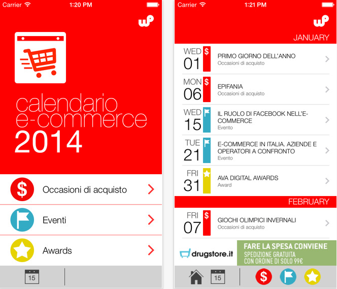 Calendario ecommerce 2014: l’app che vi aiuterà a pianificare le vostre vendite