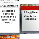 Titoli di giornale personalizzati con l’app Crea Locandina
