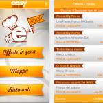 Accedi alle migliori offerte eno-gastronomiche di Roma con l’applicazione Easy Dinner