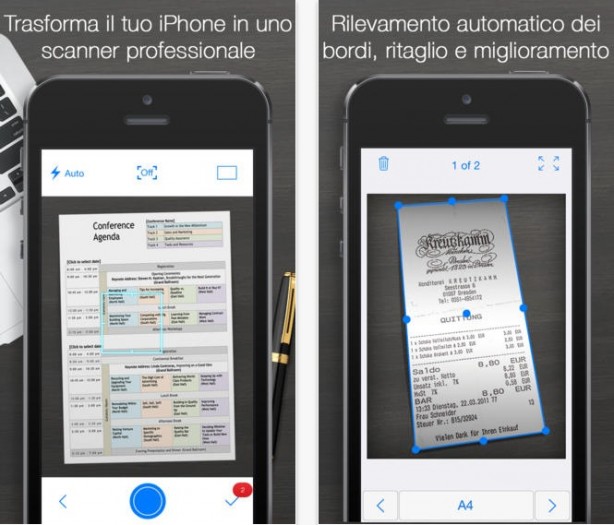 iScanner: ottima app scanner per iPhone, gratuita per poche ore