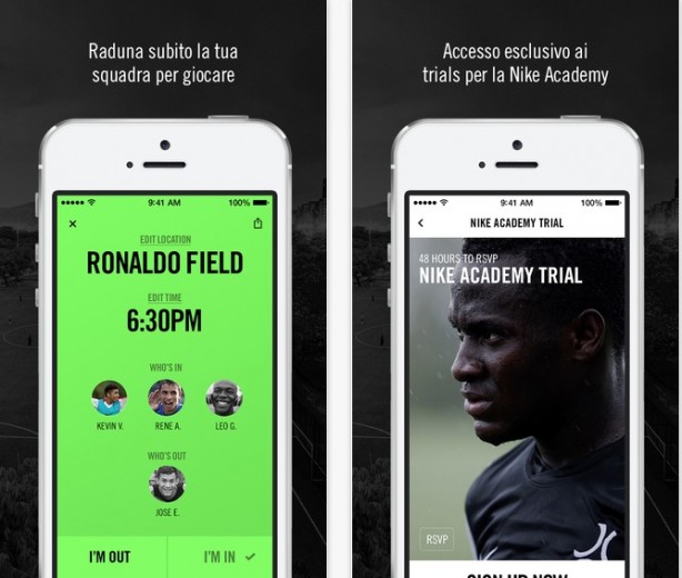 Nike Football, la nuova app per gli appassionati di calcio
