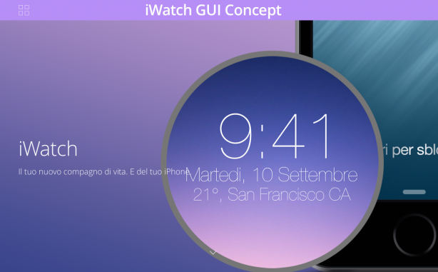 L’iWatch dei sogni in un nuovo concept tutto italiano