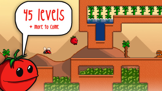 Tomato World: un pomodoro protagonista, 45 livelli gratuiti da superare