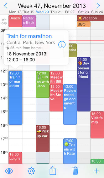 Week Calendar iPhone pic0