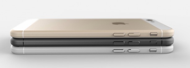 iPhone 6: alcuni render confrontano il modello gold, space gray e silver