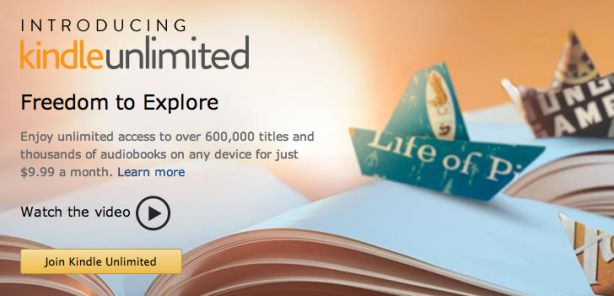 Sta per arrivare Kindle Unlimited, lo Spotify dei libri elettronici