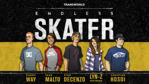 Transworld Endless Skater: entrate in azione tra le aule di scuole o in cima ai tetti con il vostro skateboard