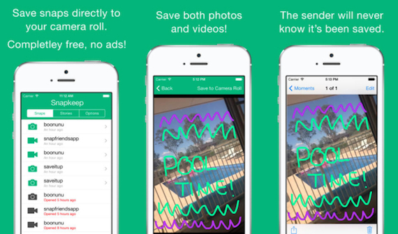 Salva le foto e i video di SnapChat con SnapKeep