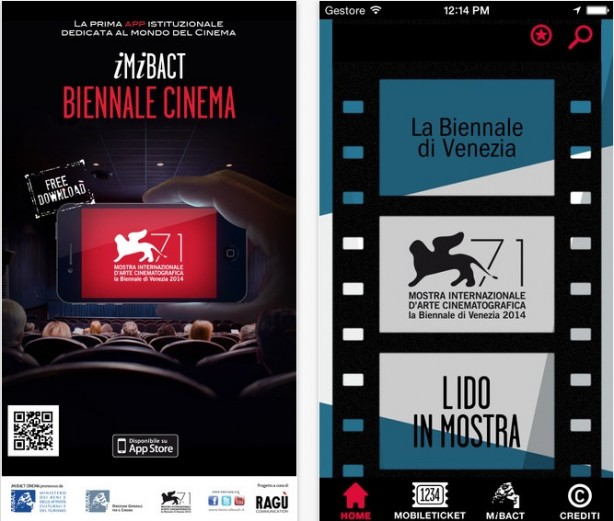 Biennale Cinema 2014: l’app ufficiale per seguire la Mostra Internazionale d’Arte Cinematografica di Venezia