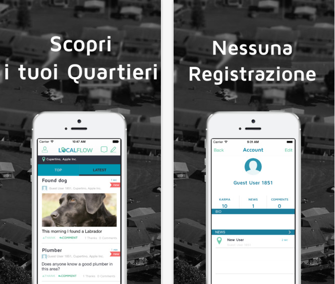 LocalFlow: l’app per rimanere in contatto con il vostro quartiere