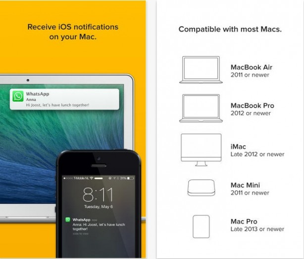 Notifyr: visualizza le notifiche dell’iPhone direttamente su Mac, ora gratis
