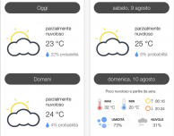 Tempo, un’elegante app per il Meteo su iPhone