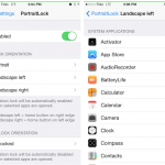 Blocca automaticamente la rotazione dell’iPhone in alcune app specifiche con Portrait Lock – Cydia