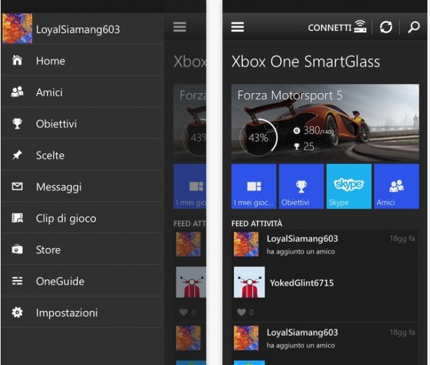 Microsoft aggiorna Xbox One SmartGlass