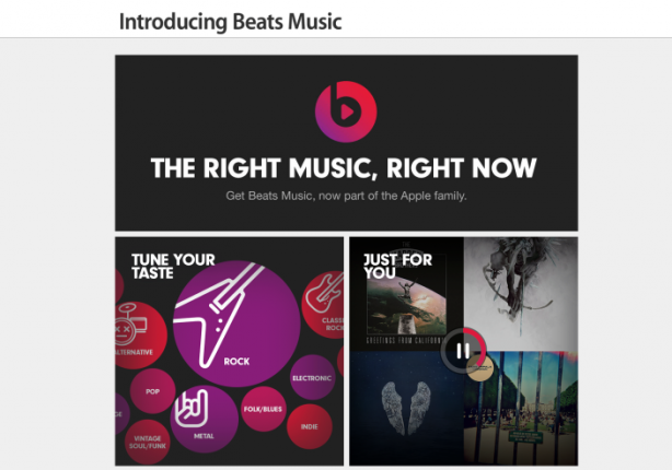 Apple promuove l’app Beats Music tramite email ai clienti iTunes