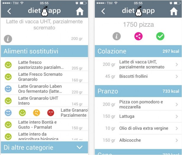 DietApp, l’app per una dieta interattiva