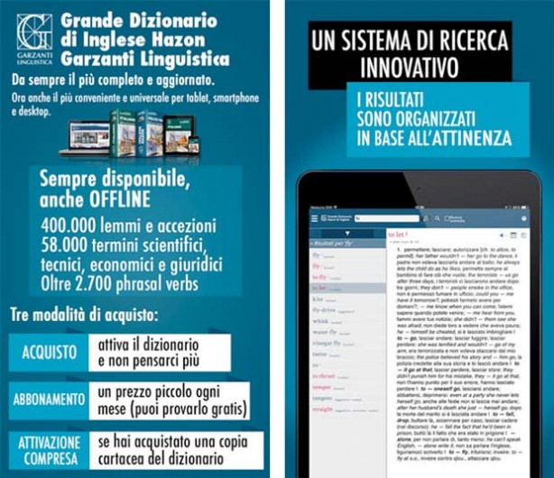 Dizionario Inglese Italiano Garzanti Hazon: un vero dizionario tascabile veloce e completo