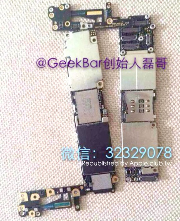 E’ questa la scheda logica dell’iPhone 6?