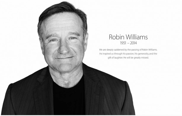 Apple dedica una pagina del suo sito a Robin Williams