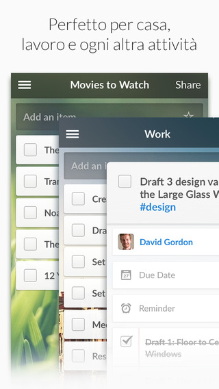 Nuovo update per Wunderlist 3