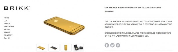 iPhone 6 da 128GB e in oro già in vendita a 5.000$ e più…
