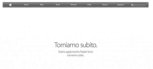 Gli Apple Store sono già offline