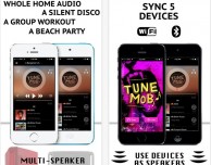 TuneMob Play Music in Sync: musica sincronizzata e condivisa su più dispositivi iOS