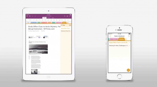 Microsoft conferma: per iOS 8 arriverà un’estensione di OneNote
